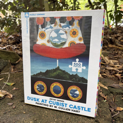 W. Cullen Hart Jigsaw Puzzle - Dusk at Cubist Castle